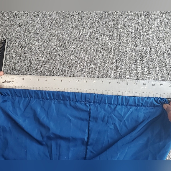 Womens Scrub Pants Blue Elastic Waist Stretch Jogger Adult Medical - 2 Pants - Picture 4 of 6